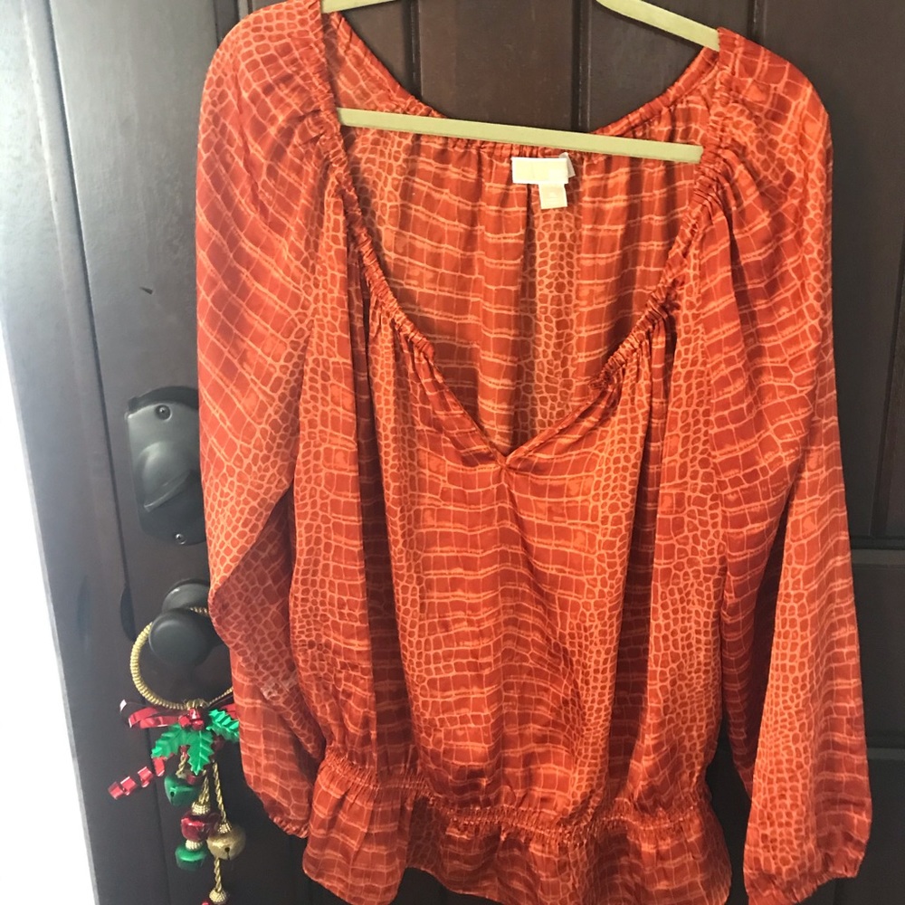 My XL Orange blouse Silky soft